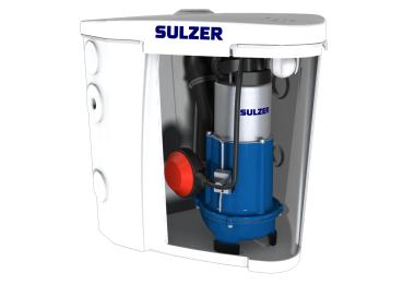 Sulzer Schmutzwasser-Hebeanlage ABS Sanimax MF 154 HW Heißwasser - 07565224